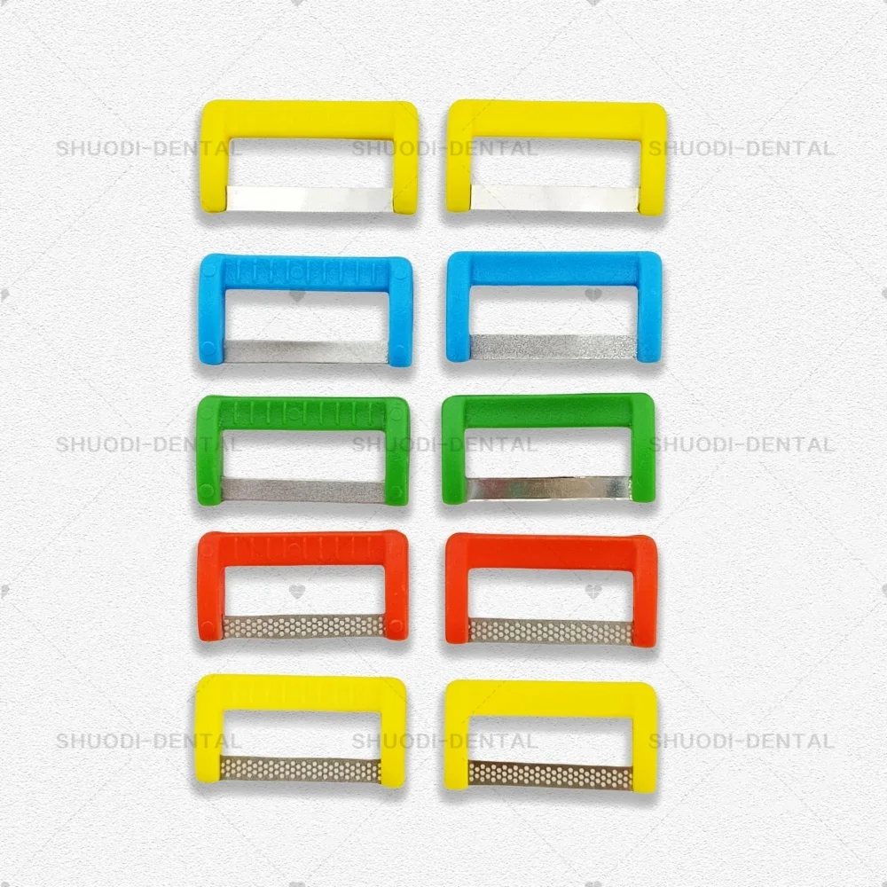 T Double Faces Diamond Polishing Materials Whitening Orthodontics Interproximal Enamel Polishing Tool Lab Enamel Reducted Tool