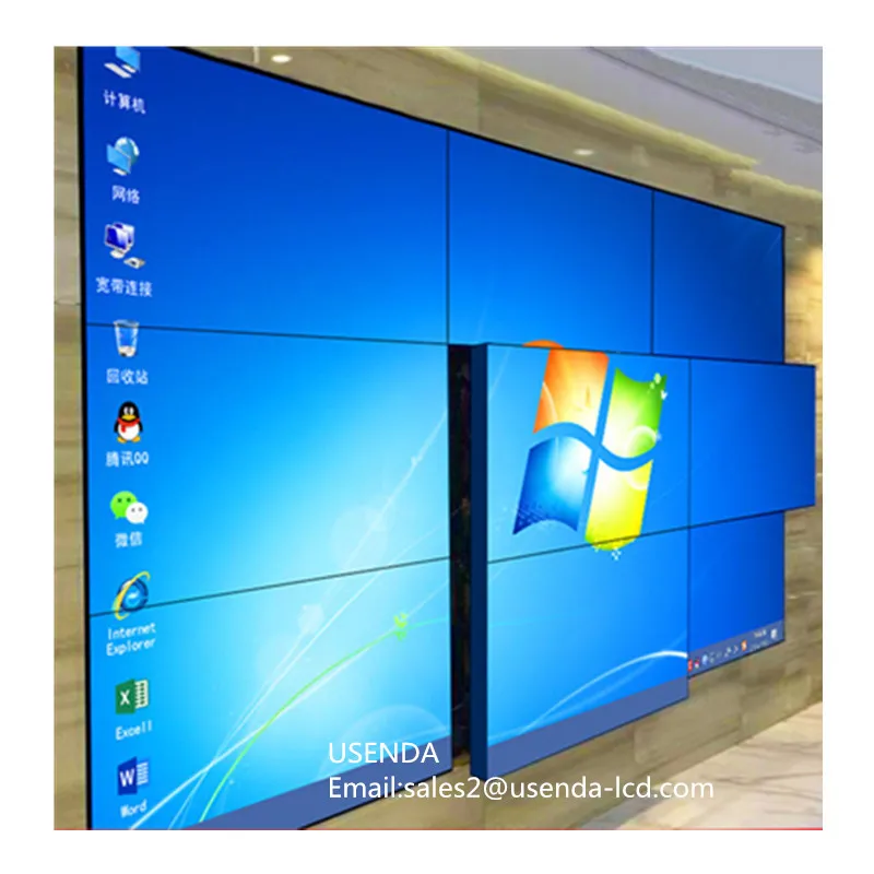 

USENDA Factory Indoor 55 Inch 4K 1.8mm Video Wall With Pop-Out Front Maintain Brackets