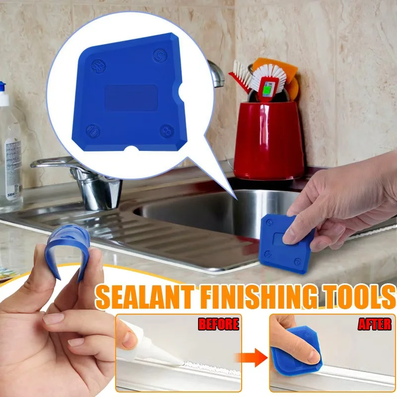 Versatile Silicone Caulking Tool Set Finishing Caulking Tools Glass Cement Scraper Cleaning Tool Professional Sealant Spreading