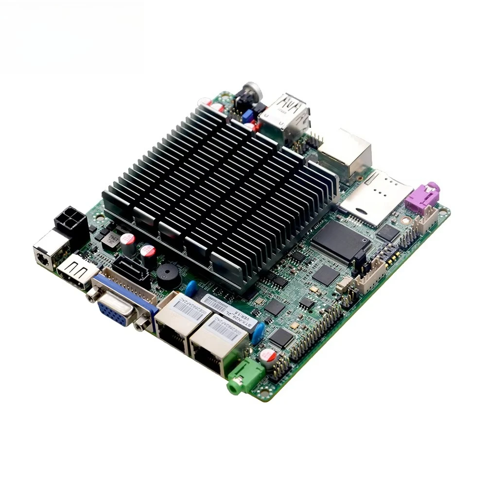 Motherboard With Processor J1900 Quad Core DDR3 MSATA VGA HD 2 LAN Small Mini Motherboard Nano Itx Motherboard
