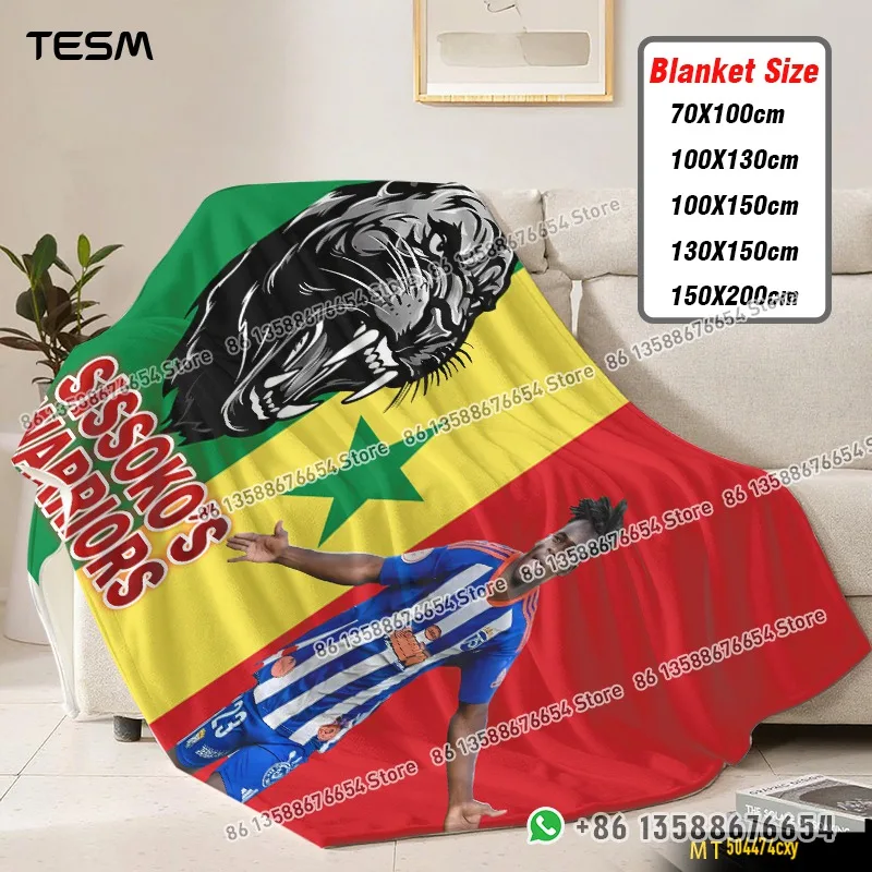 TESM Ultra-Soft Flannel Blanket All Seasons - Perfect as Kids Bedding Bed Cover Mattress Pad Summer Air-Conditioning Blanket