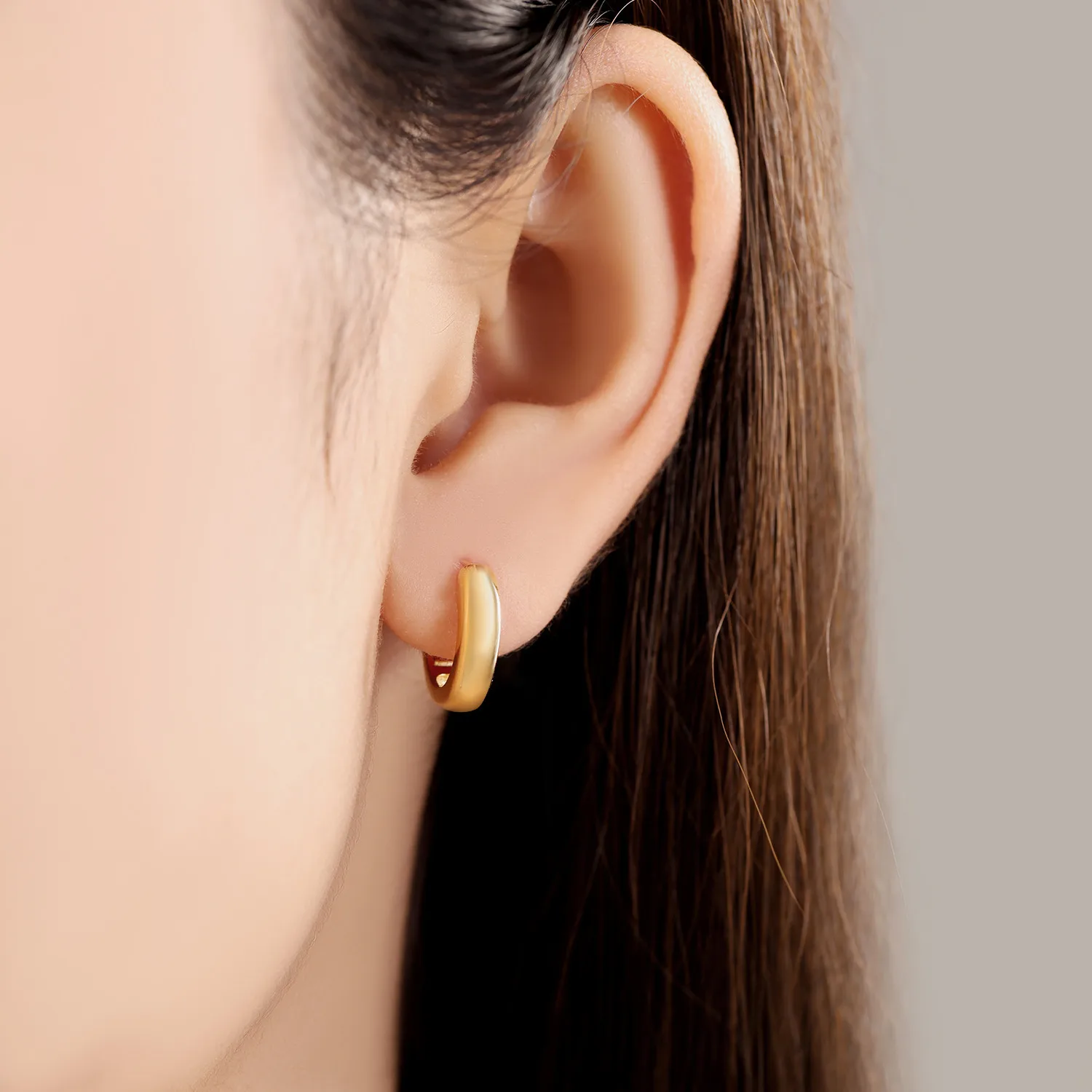 Original 2026 S925 Sterling Silver Zircon 18K Gold Lining Vintage Hoop Earrings for Women Birthday Party Wedding Gift Jewellery image 4