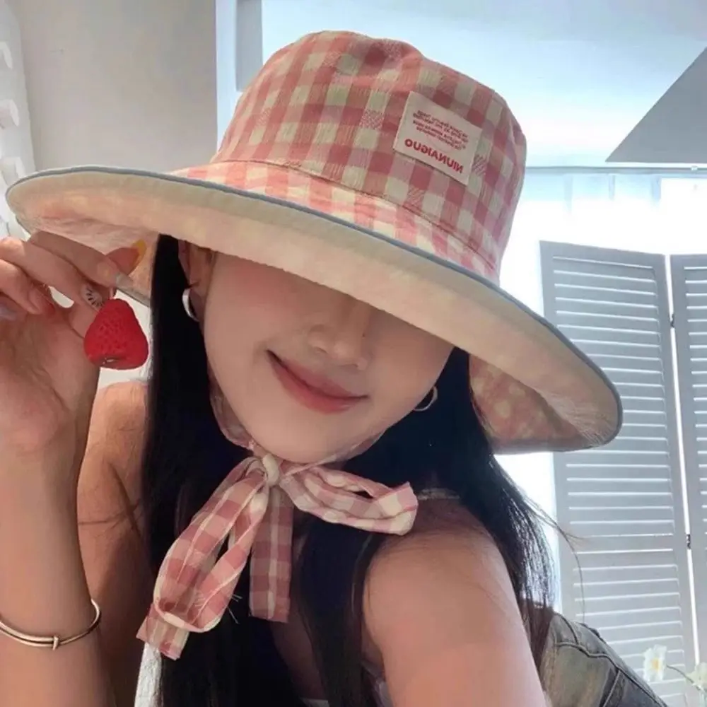 أزياء الأشعة فوق البنفسجية حماية دلو قبعة قابلة للطي واسعة حافة ظلة قبعة منقوشة تنفس قبعة الصيادين