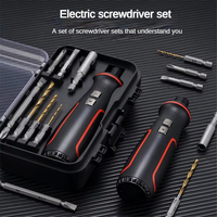 Galacok 41 in 1 USB Rechargeable 3.6V Electric Screwdriver With LED Light Cordless Mini Power Tools Multipurpose For PC DIY