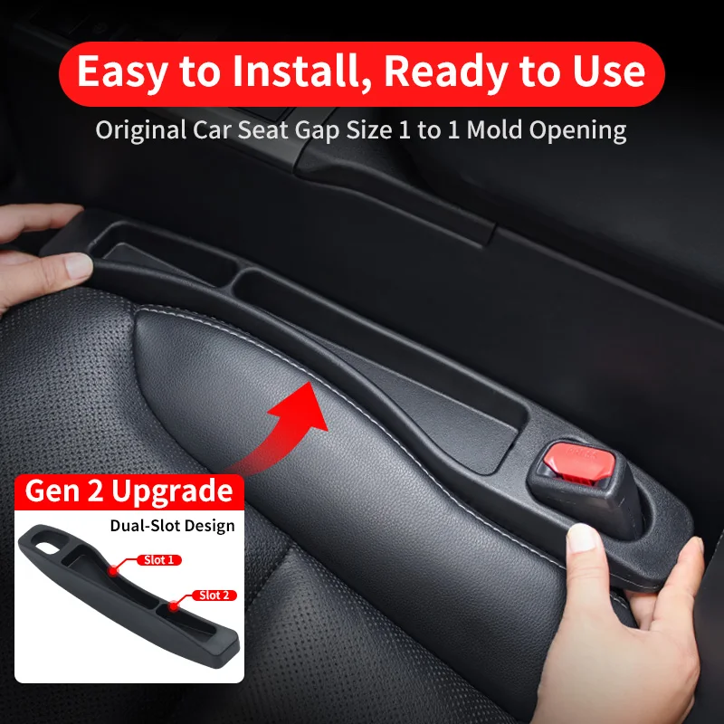 For Toyota Land Cruiser LC200 LC250 LC300 2008-2027 Seat Crevice Filler Strip Drop Stop Interior Upgrade Accessories