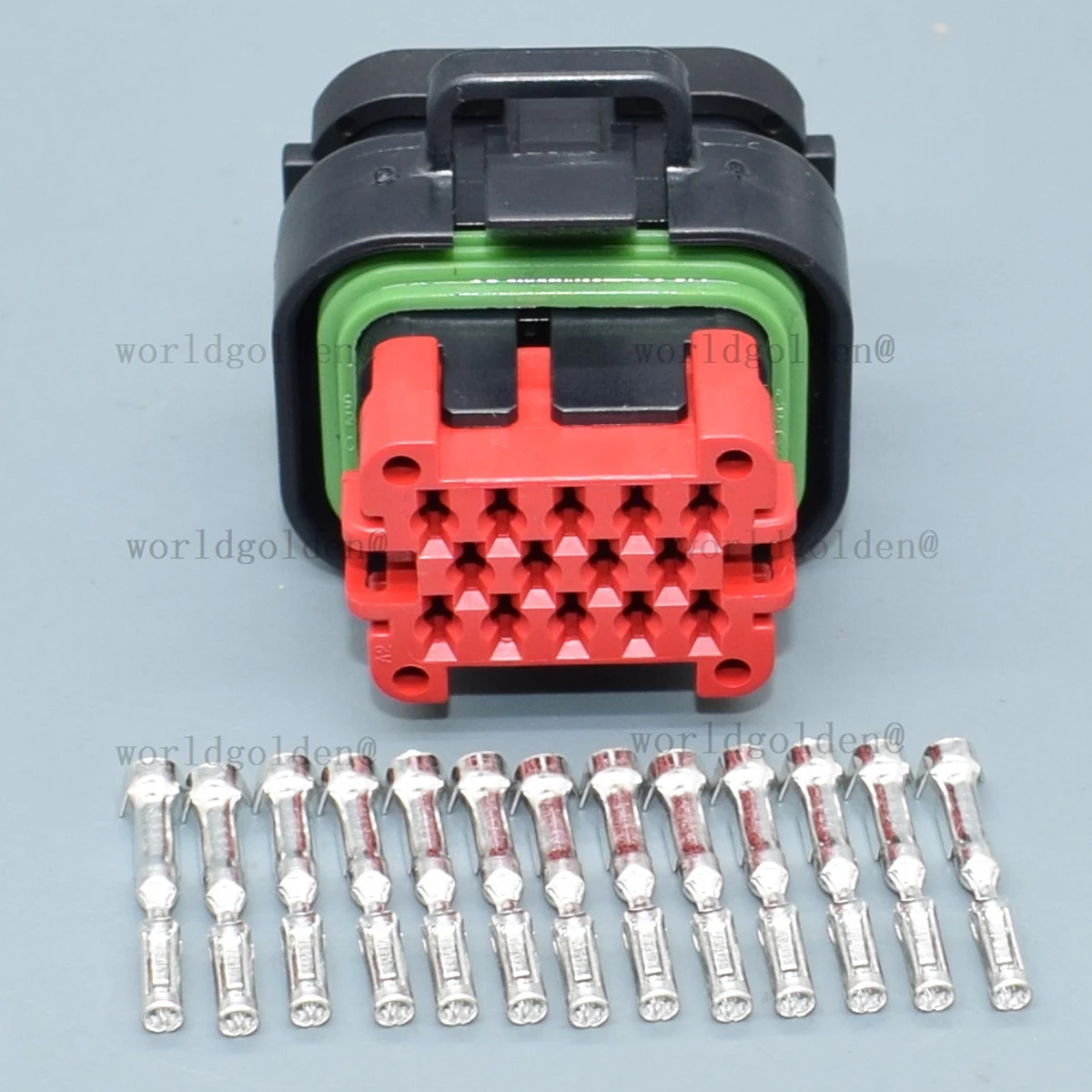776273‑1 14Pin Waterproof Throttle Body Connector Pigtail Plug Socket For Woodward OH2 Natural Gas Engine