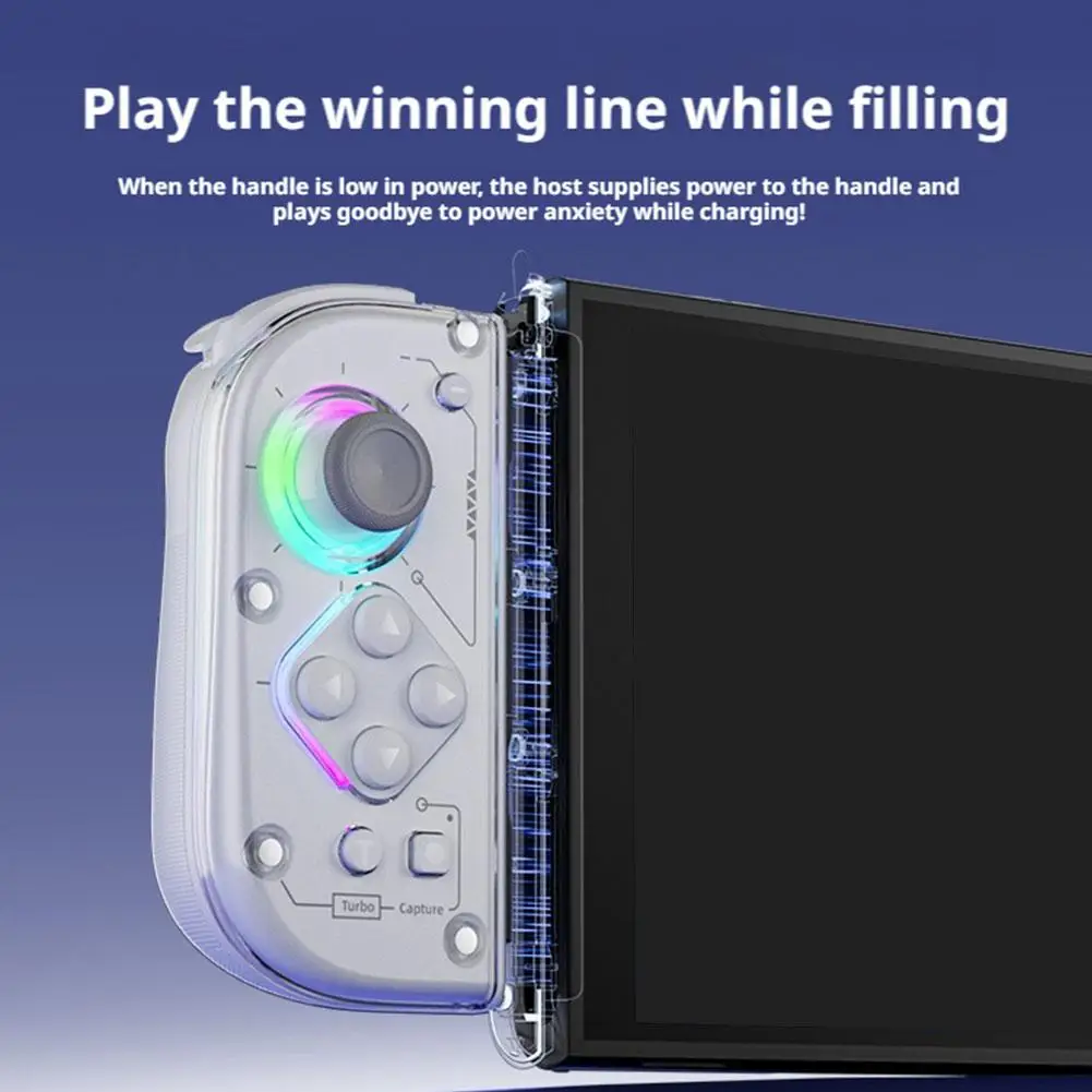 Para adaptador de controlador Joycon Switch2 para uso con convertidor magnético recargable en el Host para adaptador Switch2