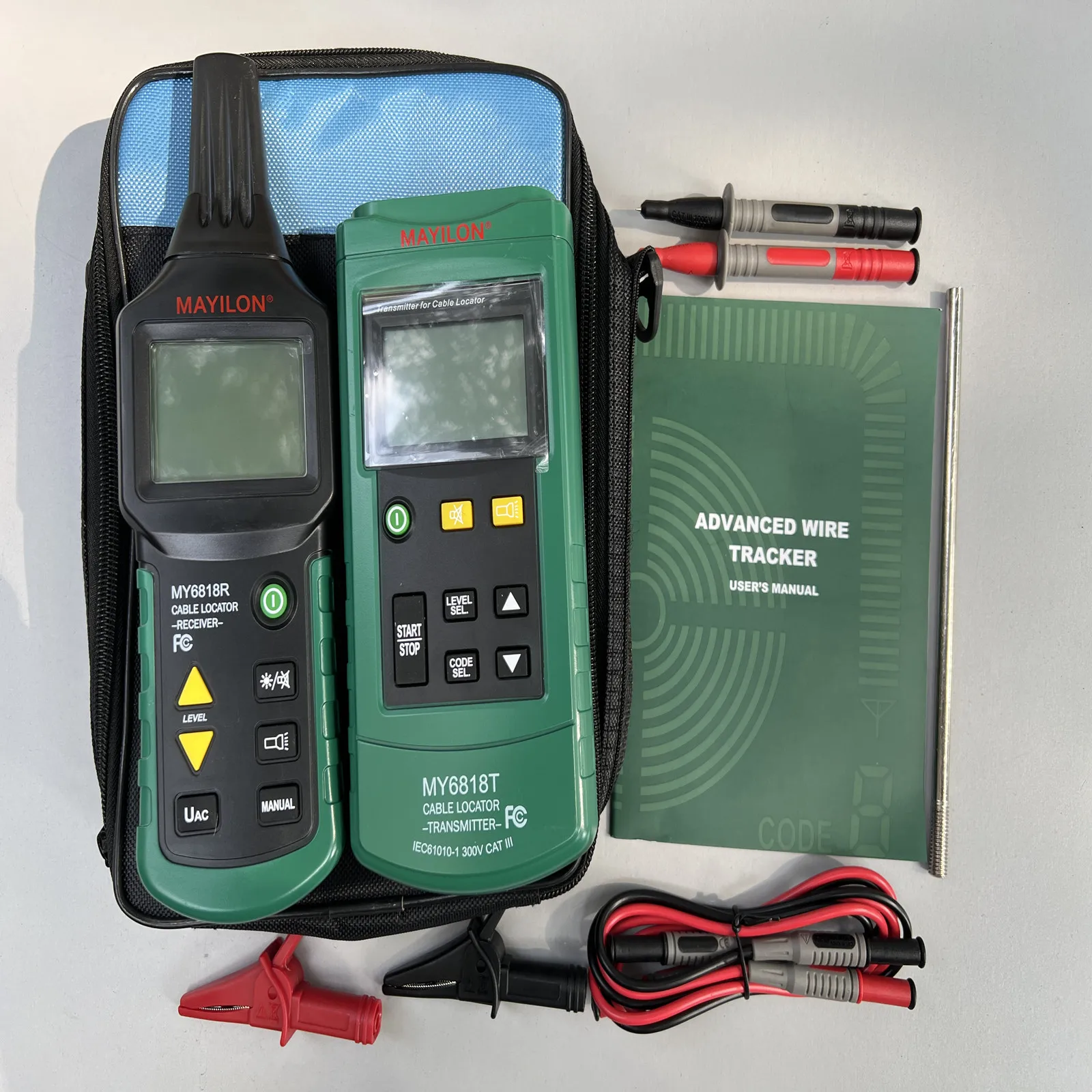maa MY6818 Professional Wire Cable Tracker Metal Pipe Locator Detector