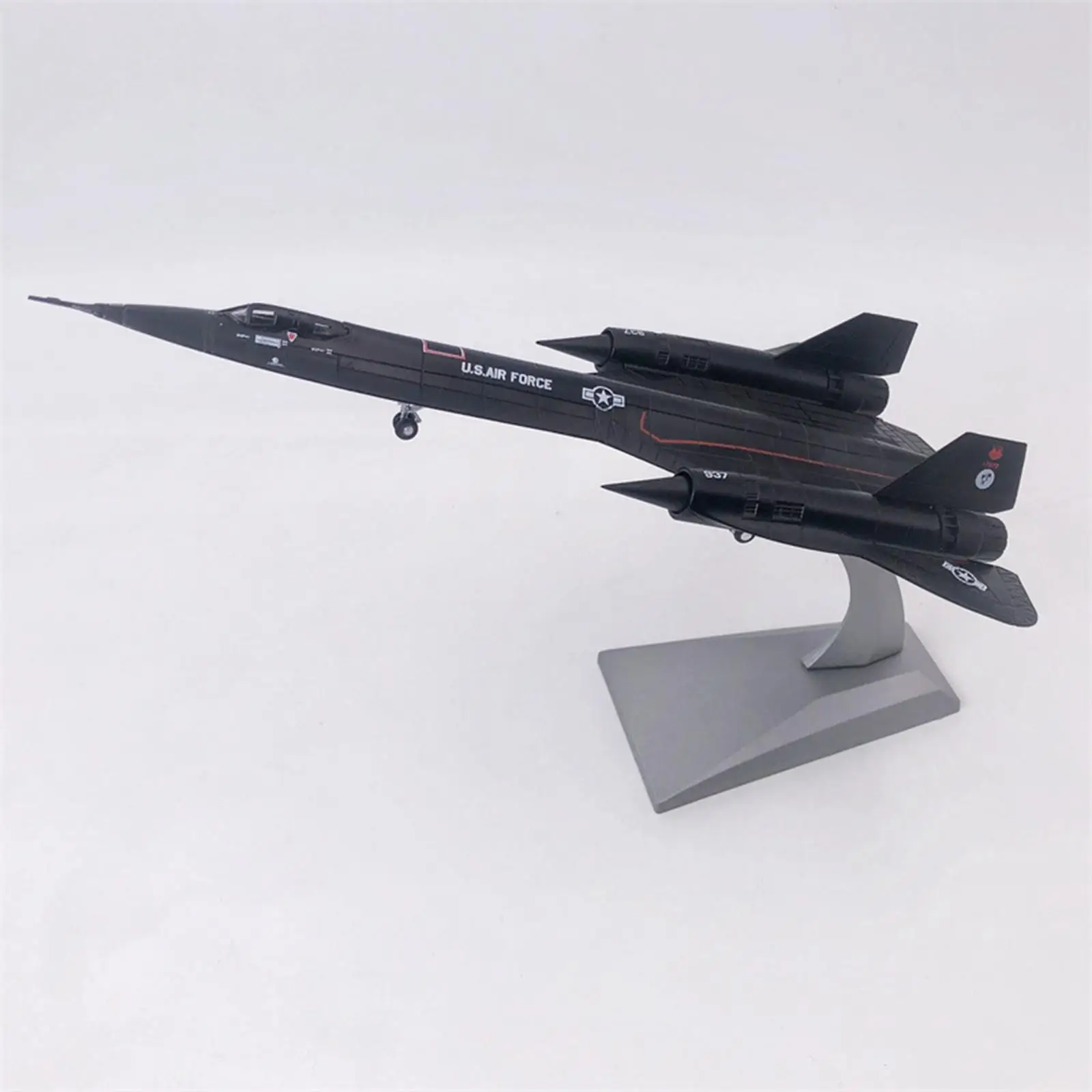 Diecast 1:144 Blackbird 1 Plane with Stand,Metal Collection Gift for Kids toy for adults Room Desktop Office Table Decor