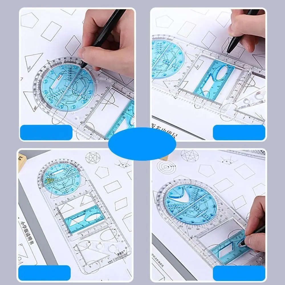 Art Design For Students Architecture Supply School Office Supplies Drawing Template Protractor Measuring Tool Geometric Ruler