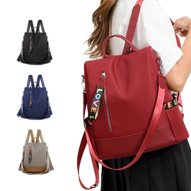 2023 Mới Lô Bookbags Cho Bé Gái Nữ Đa Năng Có Túi Đeo Vai Chống Văng Học Chống Trộm Túi Du Lịch