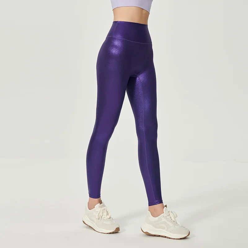 No embarrassment line sport high bounce, starry sparkle, good looks, high waist street yoga pants