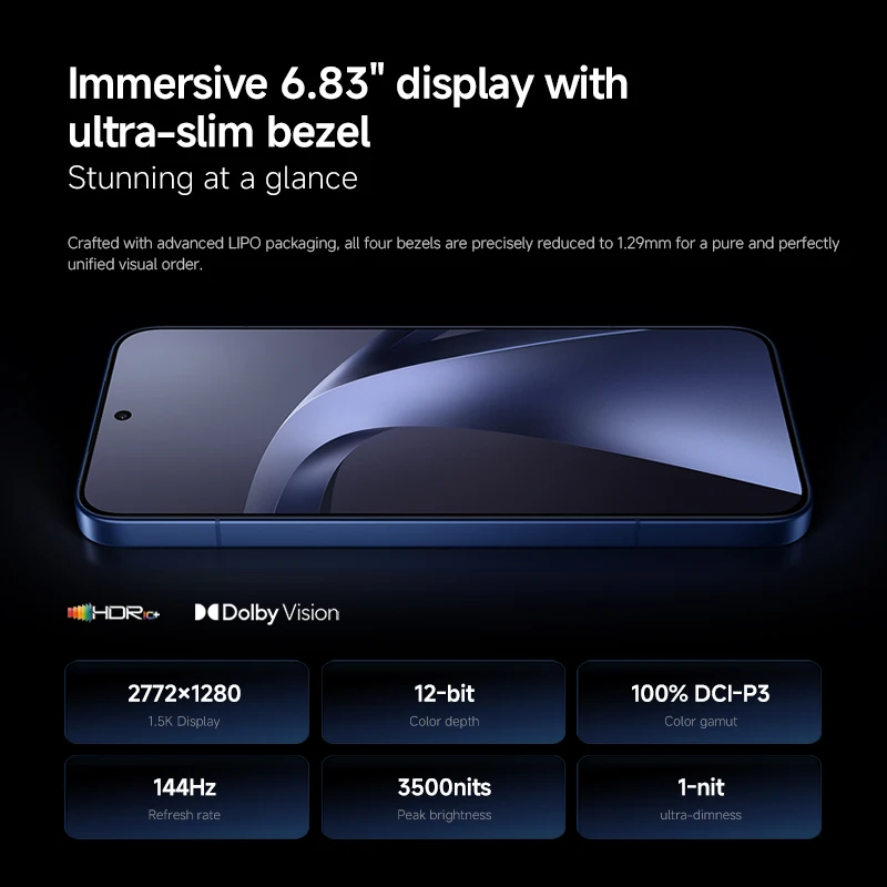 Versión Global Xiaomi 17T Pro Smartphone 12GB RAM Batería de 7000mAh HyperCharge de 100W Pantalla AMOLED de 6.83″ 1.5K CPU MediaTek Dimensity 9500 NFC 6