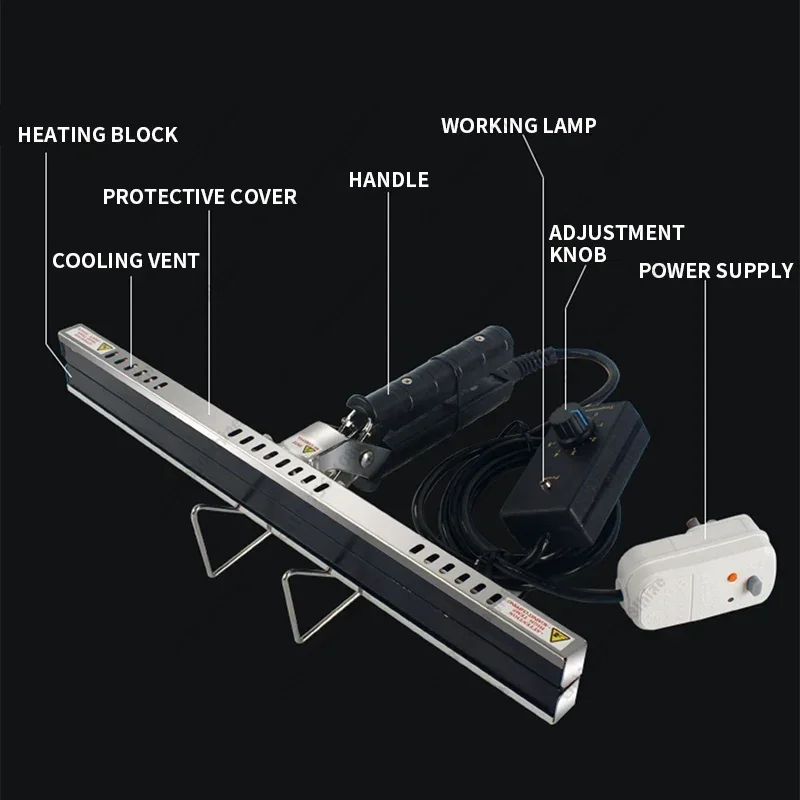 Direct-heat Pliers Sealing Machine For Aluminum Film Kraft Paper Bag Portable Impulse Sealer 200/300/400mm