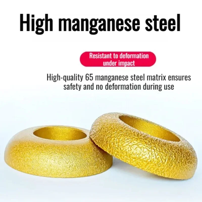 

1PC 70mm Brazed Backwater Grinding Wheel Finger Bit Drum Milling Cutter for Quartz Stone Countertop Grinding and Processing