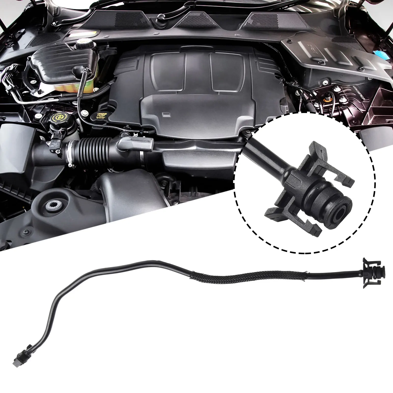 LR024251 RADIATOR TOP OVERFLOW HOSE Compatible with For Land Rover For Range Rover Evoque 2 0L 16V PETROL & DIESEL