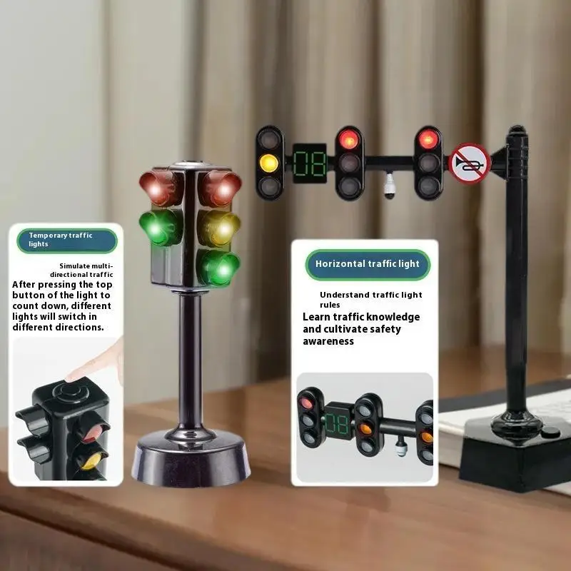 Children's Toy Traffic Light Model, Teaches Safety, Single Piece.