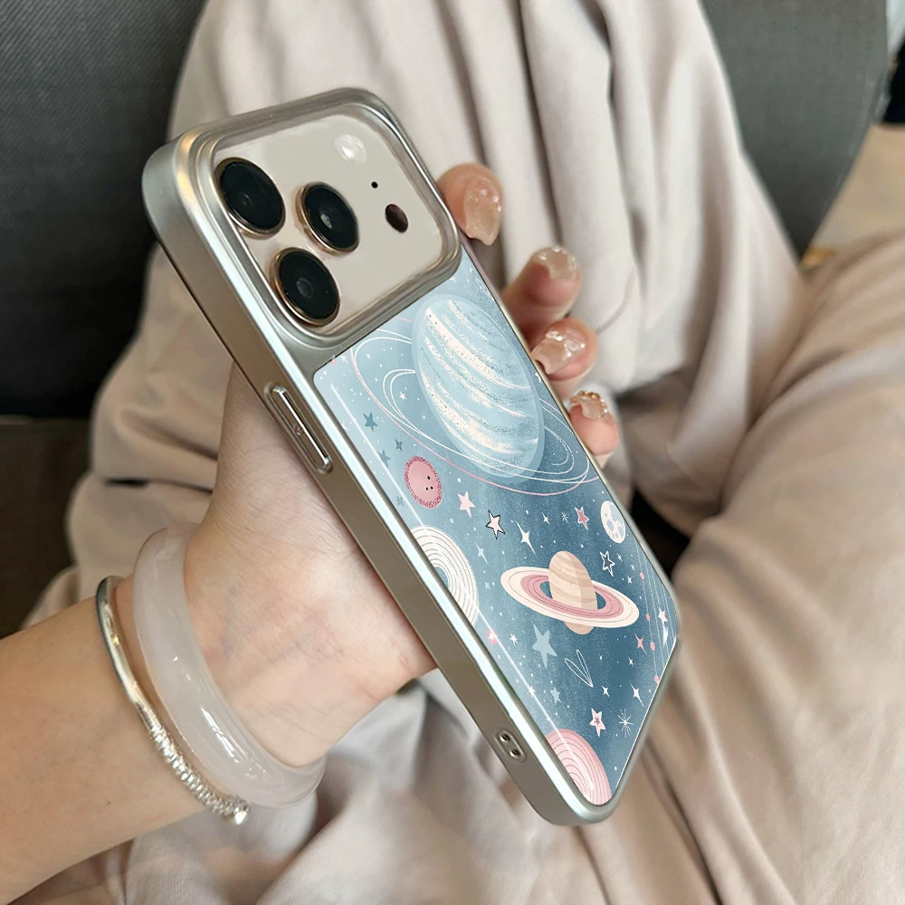 Neue Blumen-Meer-Küsten-Klebstoffhülle für iPhone 15 17 13 Pro Max Phone 11 12 ProMax 14 15 16 Plus Hüllen Stoßfeste Luxus-Coque – Detail 16