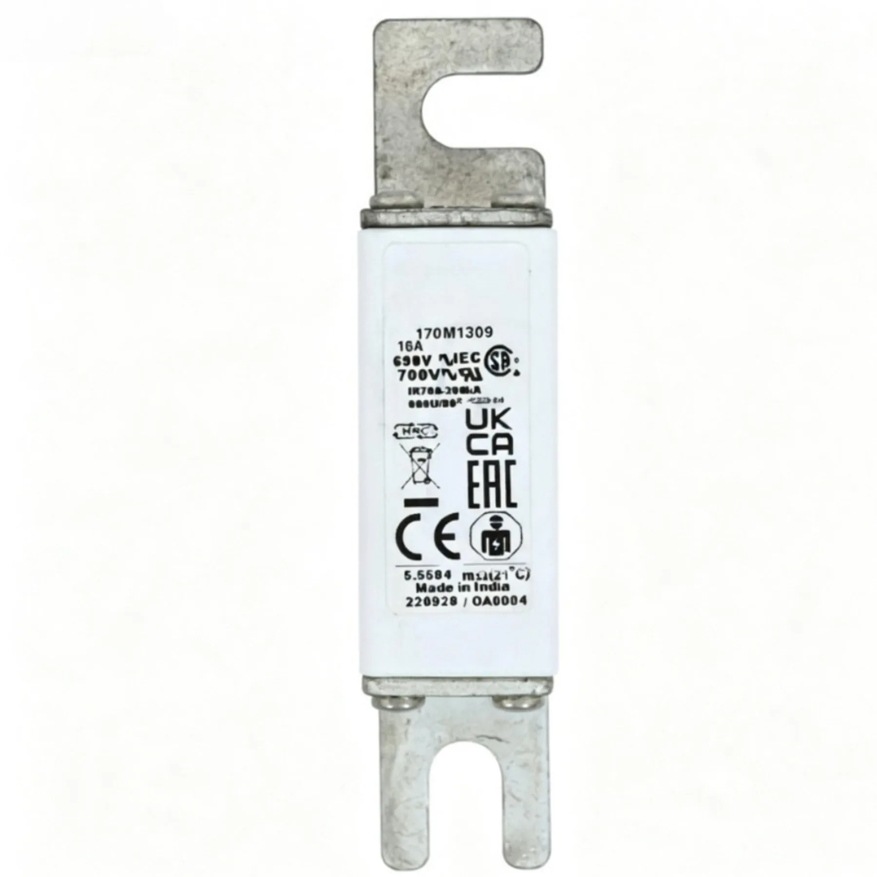 1/10PCS OEM 170M1309 16A 690V High Speed Square Body Semiconductor Protection Fuse