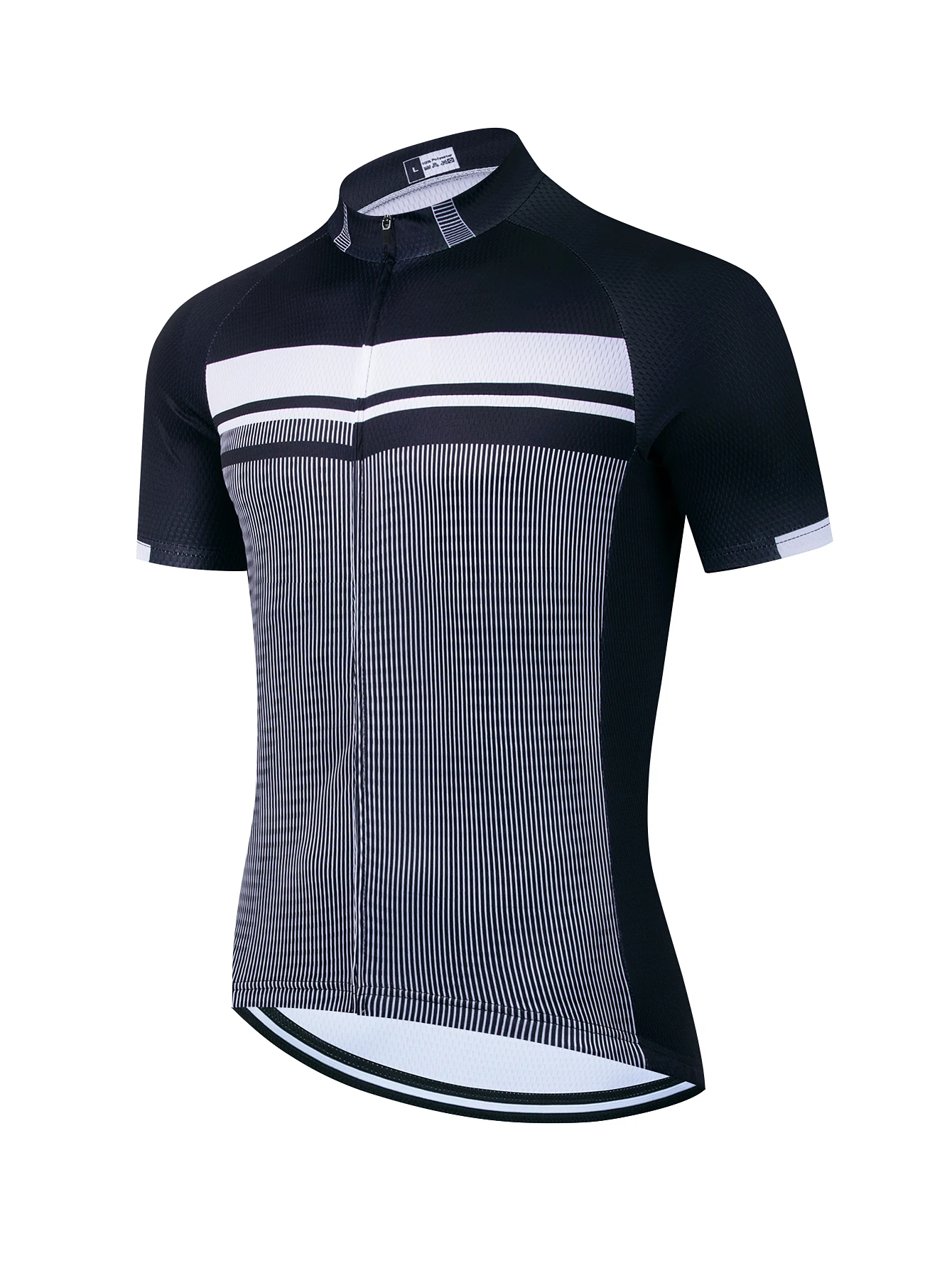 Herren Radtrikots Tops Fahrradhemden Kurzarm Fahrradbekleidung Fahrrad-T-Shirts mit durchgehendem Reißverschluss und Taschen