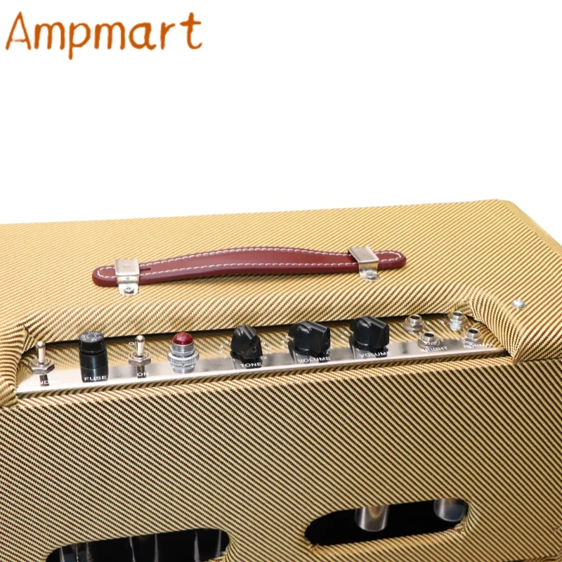 5E3 5F2 Retro Guitar Amplifier Cabinet Portable Vintage Guitar Speaker Box Home Use Guitar Audio Amplifier Cabinet view 6
