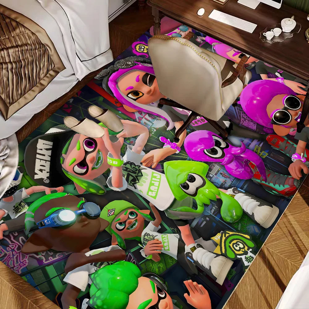 

Игровой S-SplatoonS кухонный коврик недорогой Противоскользящий современный гостиной балкона с принтом Современный домашний декор