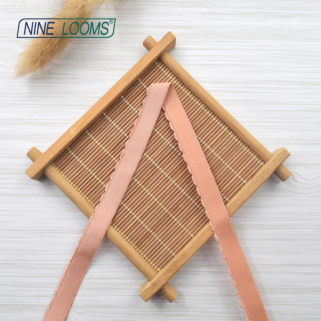 NINE LOOMS Picot BH-Träger, elastisches Band, 3/8 Zoll, 1/2 Zoll, 5/8 Zoll, 10 mm, 13 mm, Schulterband, Unterwäsche, Dessous, Herstellung, Nähbesatz, 2 5 10 Yard – Detail 6