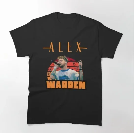 

Alex Warren Merch T-shirt Men Short Sleeve Tee Unisex Tops Clothes Causal Female Y2K Tops