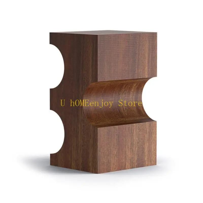 B0KF portátil Stand Wooden Audioed Cable Display Holder Rack Rack Tabletop Supply Line Bracket
