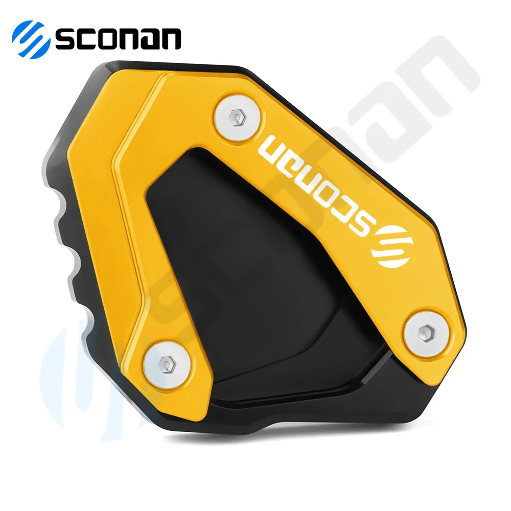 Для YAMAHA R1 R1M yzf-R1 r1 mt10 MT10 MT10SP MT-10 мотоциклетная алюминиевая опорная пластина с ЧПУ для ног, удлинитель боковой подставки, увеличитель