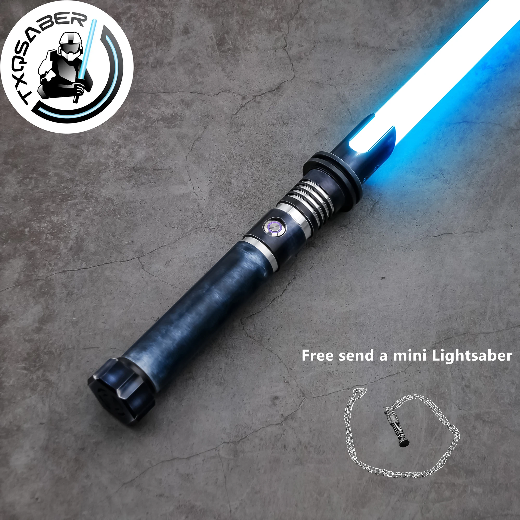 

TXQSABER Lightsaber E27 SDRGB Neo Pixel Laser Saber Metal Hilt Smooth Swing Force Blaster Lightsaber Toys for Cosplay Adult