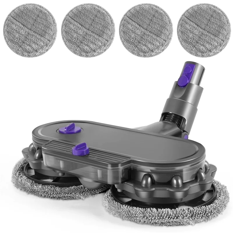 بديل رأس ABRG-Mop لـ Dyson V12 Digital Slim، مكنسة كهربائية لاسلكية رفيعة V10، رأس ممسحة + خزان مياه + 6 مناديل