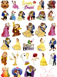 Disney BEAUT AND THE BEAST custom patch Patches for clothes DIY clothes for children Thermo-stickers