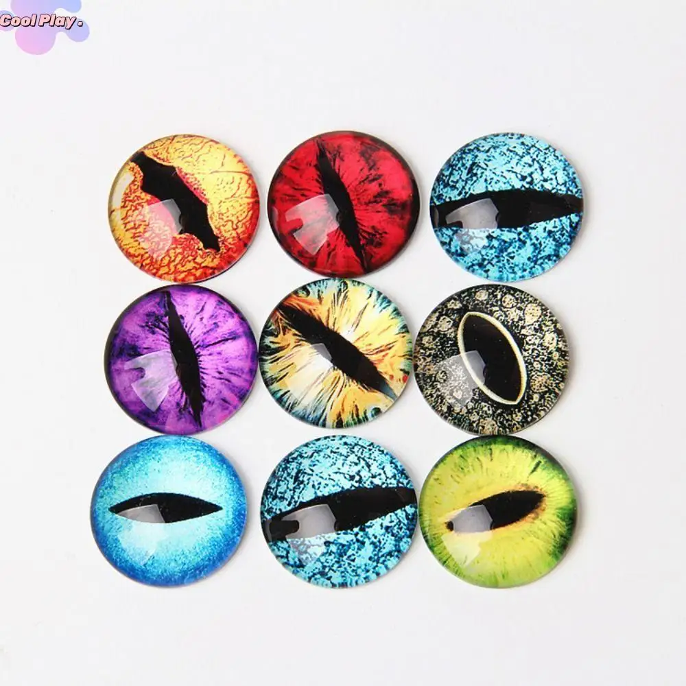 

Crystal Cat Eyes Time Gem Glass Patch Ring Face Dragon Cat Eyes Multi Color Dragon Eyes Cat Eye Horse Eyes 25mm