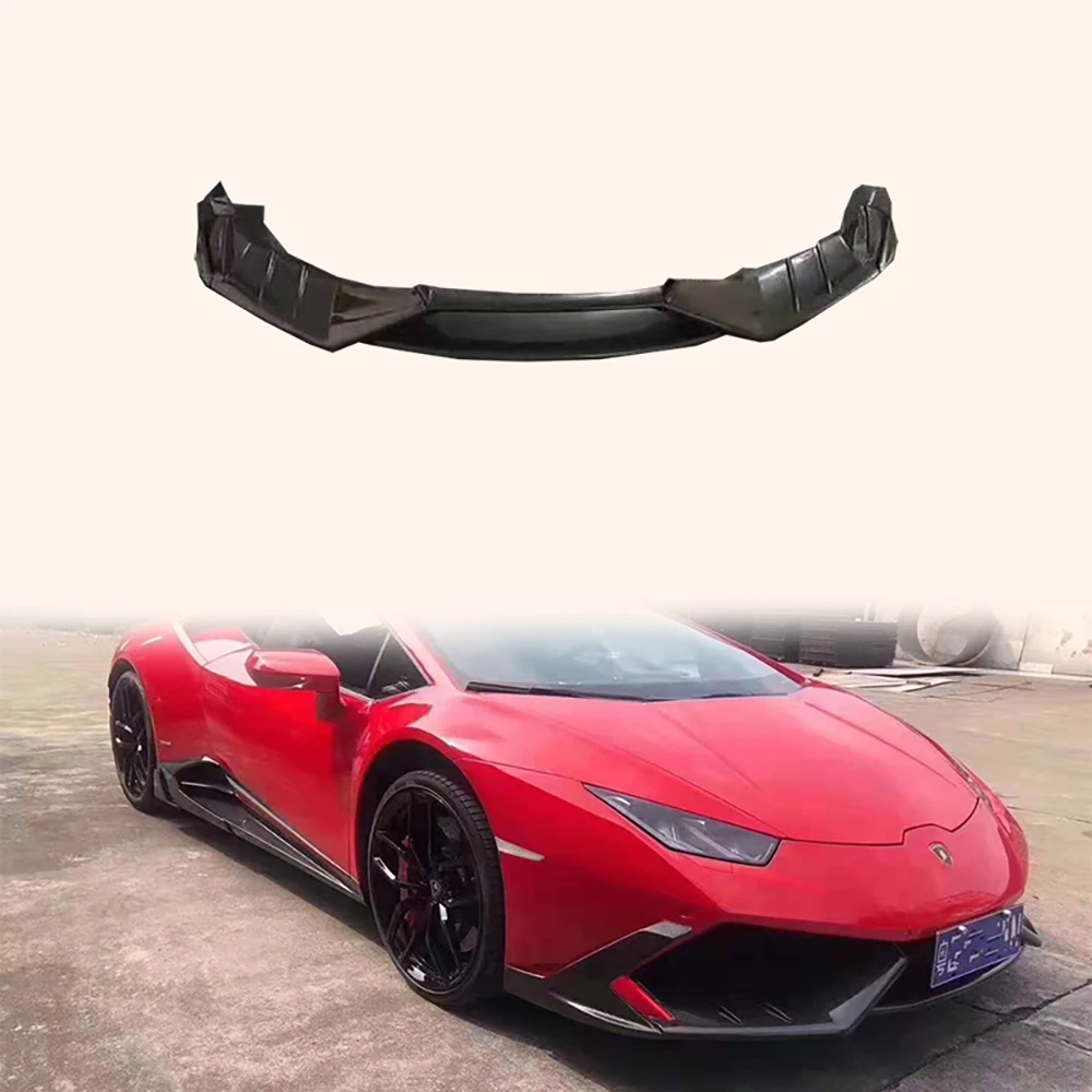 For Lamborghini Huracan LP610 MS Style Carbon Front Lip Splitter Diffuser