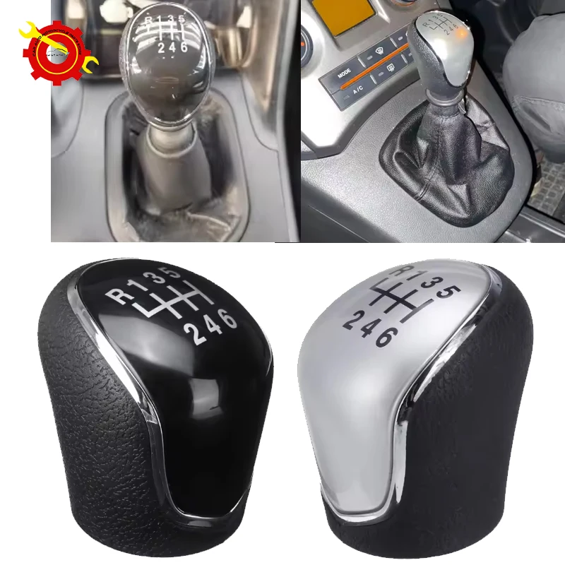 

Car Accessories 6 Speed Gear Shift Knob Shifter Lever Stick Ball For Hyundai IX35 2012 2013 2014 2015 2016 Interior Replacement