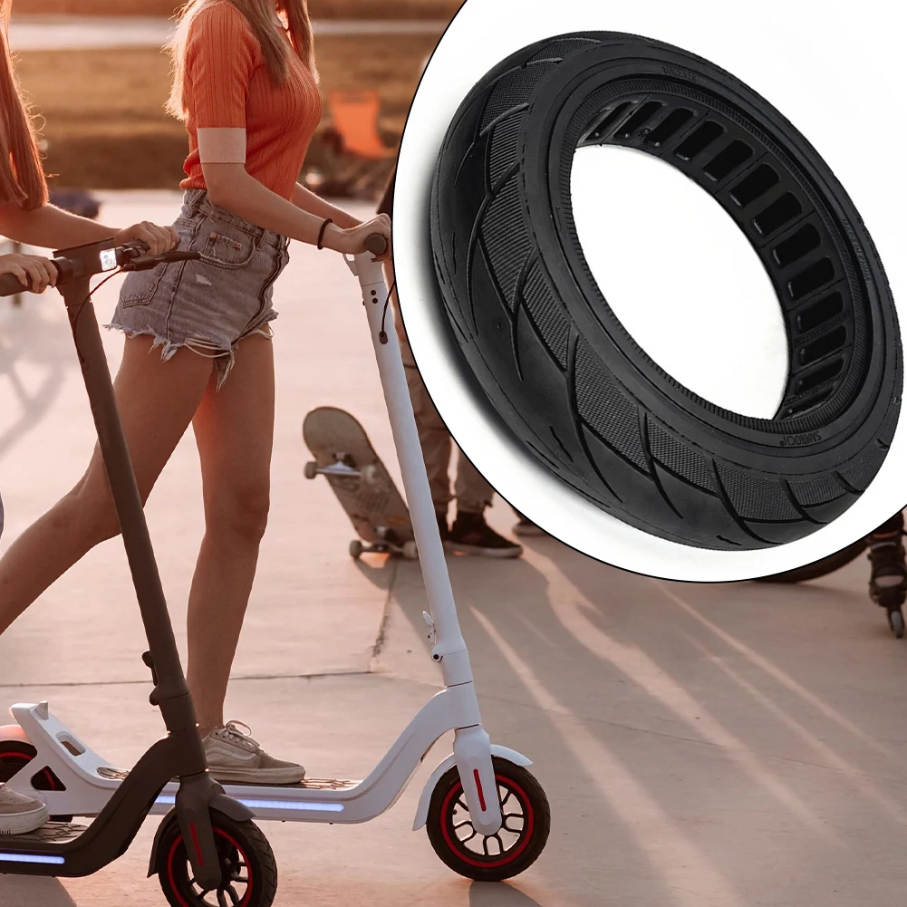 

1pc 10 Inch 10x2.125 Solid Tyre For Segway F20/F25/F30/F40 Electric Scooter Rubber Solid Tire Cycling Accessories ﻿