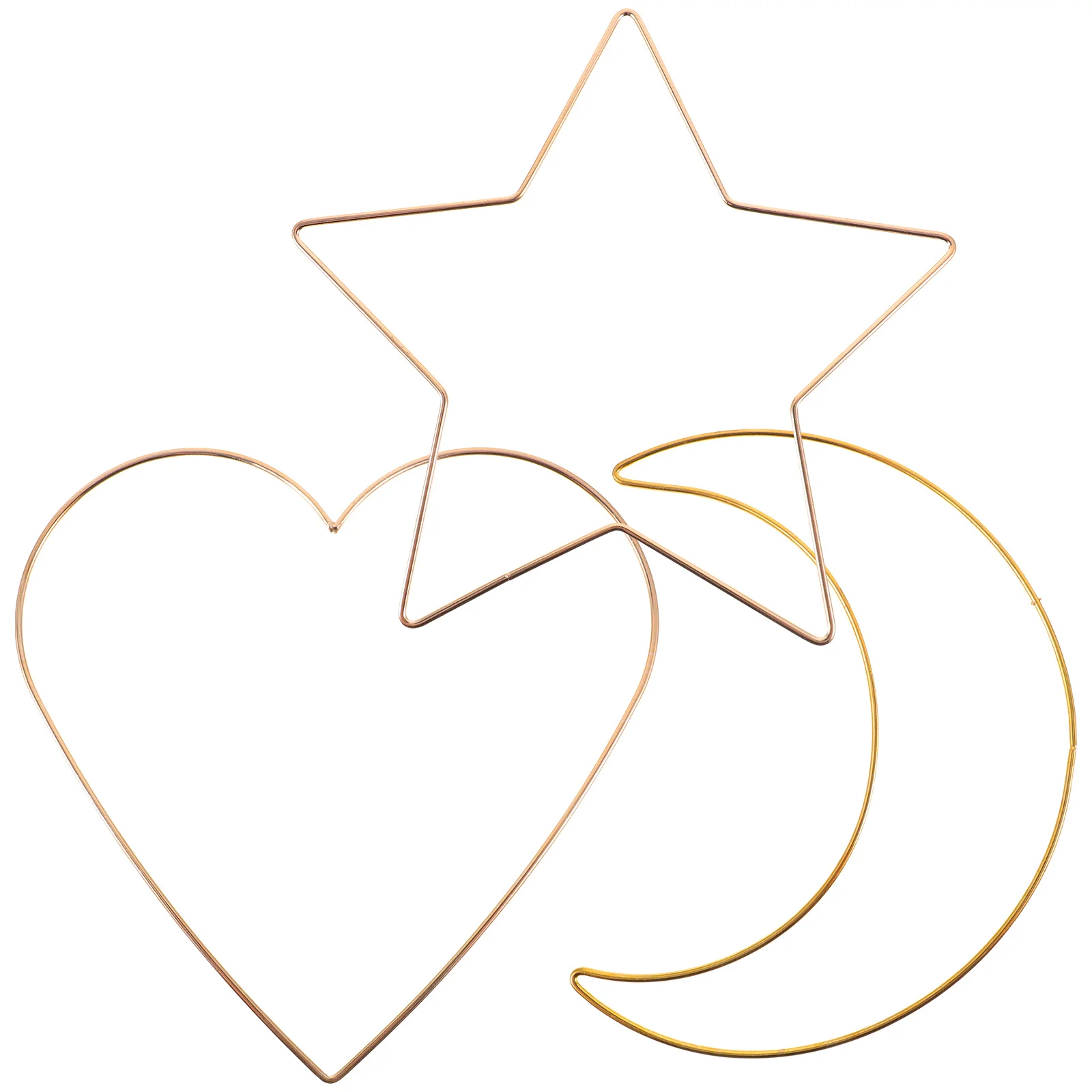 

3Pcs Iron Dreamcatcher Rings DIY Metal Hoops Circles for Dreamcatcher Macrame Wreath Craft Plant Hangers DIY Hoops