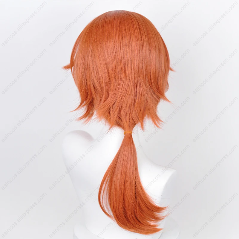 Es Leo Tsukinaga Cosplay Pruik 60Cm Lang Haar Hittebestendige Synthetische Pruik Gesimuleerd Hoofdhuid Pruiken