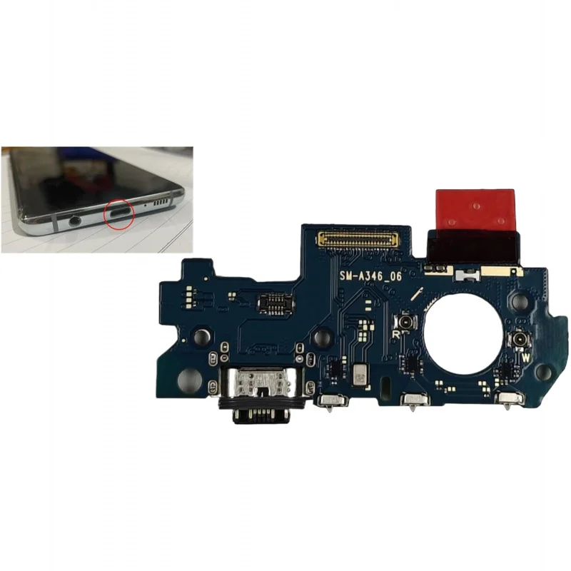 

Charging Port Replacement For Samsung Galaxy A34 5G , Dock Board USB-C Connector Only For Galaxy A34 5G SM-A346