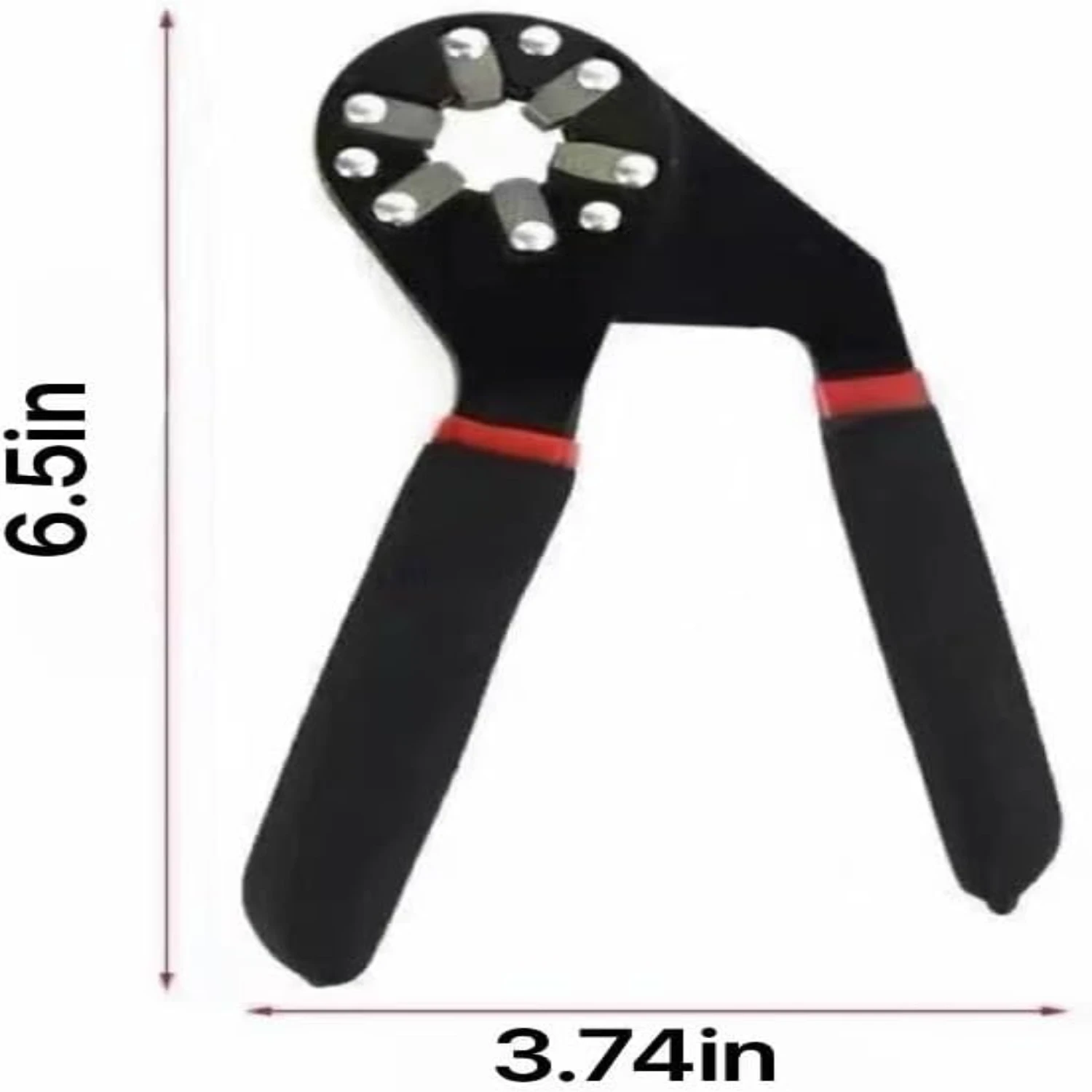 Chave ajustável cromada segura e versátil de 6 polegadas - perfeita para várias tarefas de manutenção de emergência durável, confiável a