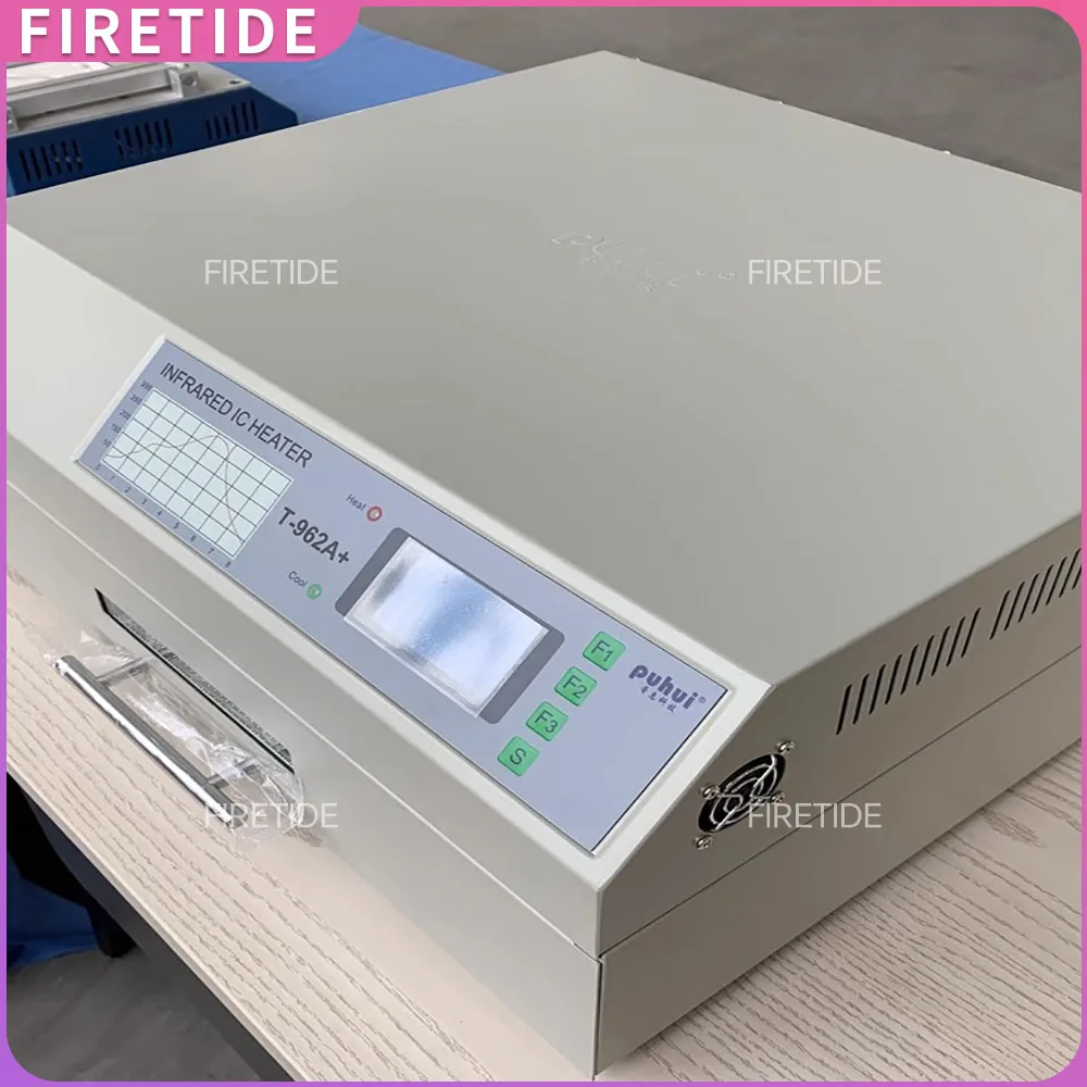 

T-962 Инфракрасный расшив с дымовым каналом Печь для духовки IC Нагреватель Паяльная станция BGA T-962 110 В-240 В Оборудование для оплаты