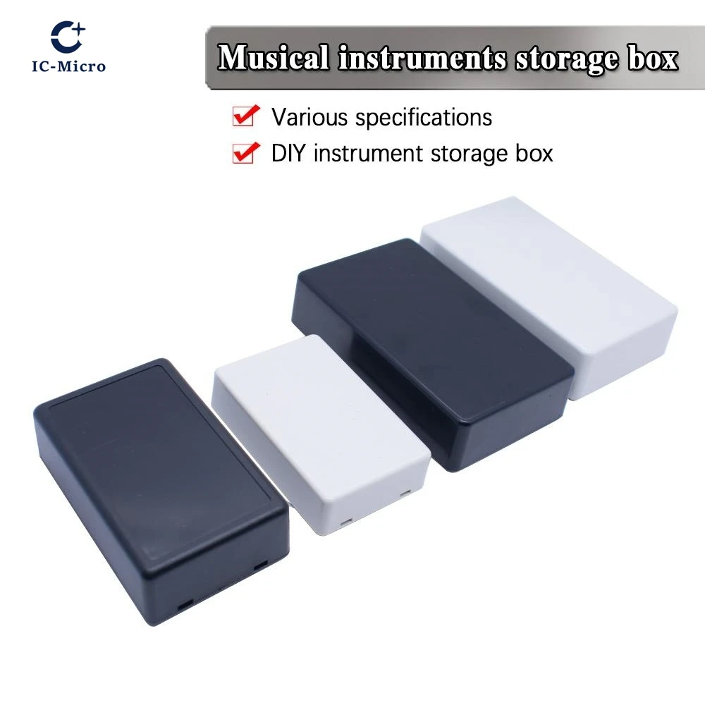 70/100mm DIY Housing Instrument Storage Case White Black Waterproof Enclosure Boxes Electronic Project Box