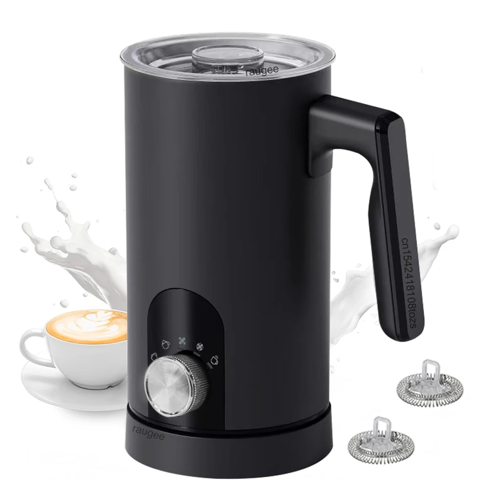 

Вспениватель молока 5в1, автоматический роторный вспениватель молока для горячего и холодного молока для кофе, капучино, латте, электрический вспениватель молока, подогреватель молока