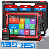 KINGBOLEN K8 Car Diagnostic Tools ECU Online Coding Bidirectionnal 28 Service All System OBD2 Scanner 2 years free update