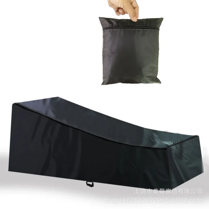 Outdoor Beach Chair Cover Outdoor Lounge Chair Sunlounger Cover Oxford Cloth Waterproof Dust Cover