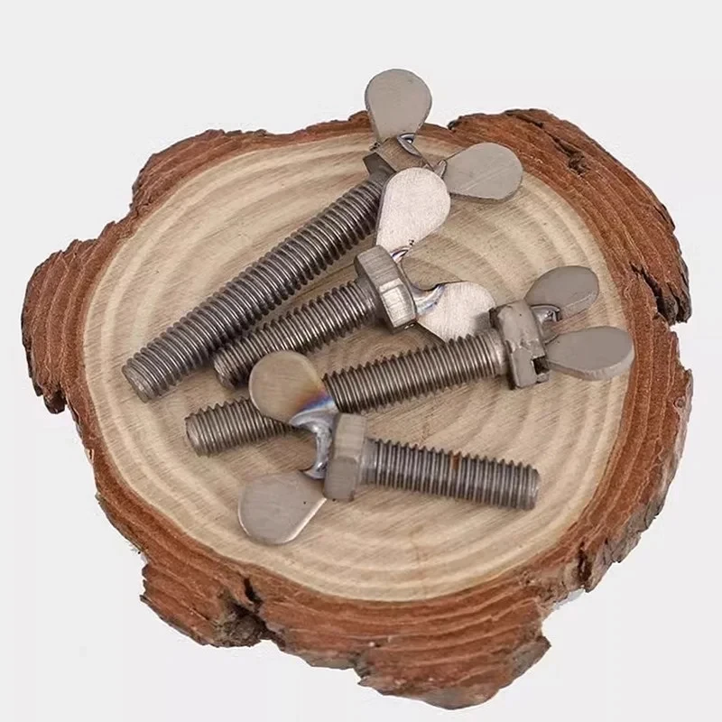 

TA2 Titanium Thumb Screws Butterfly Head Welded Wing Screws Hand Tighten