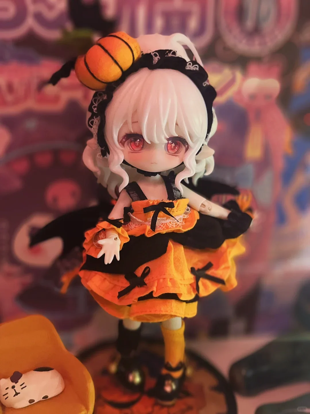 服のみ デザートシリーズ パンプキン人形服 Ob11人形 Bjdドレス 服 人形服 手作り人形ドレスセット