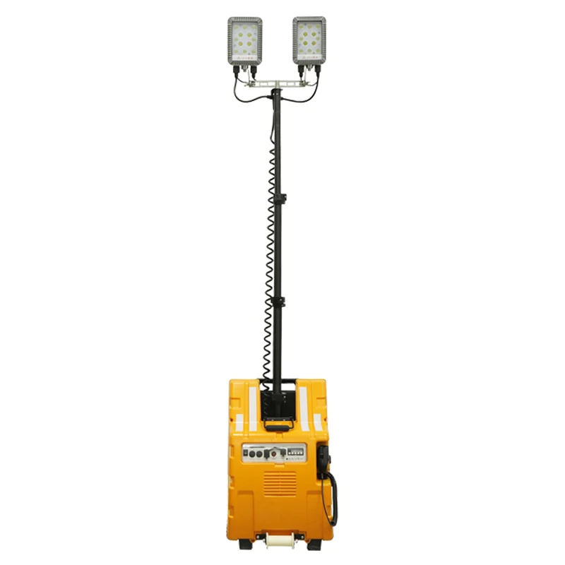 Portable Outdoor  LED Mobile Light Tower IP65 Diesel Telescopic Loudspeaker for Emergency Rescue Landscape Search Warning
