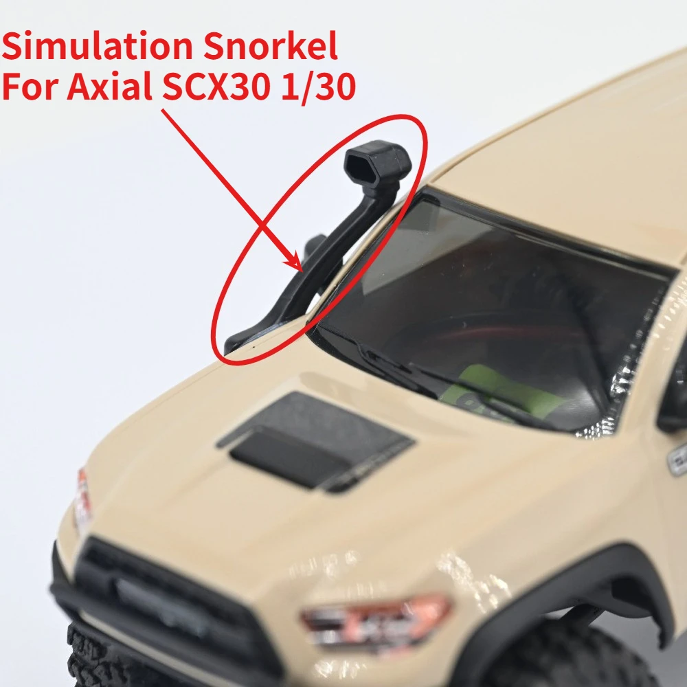 RC Simulation Snorkel For Axial SCX30 1/30 Scale Crawler Injection Molded Non 3D Printed Custom Size Off Road Upgrade Accessory